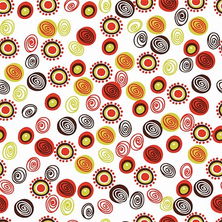 sashayezik (artist) - Colorful seamless pattern - abstract flowers Foto de stock - Super Valor sin royalties y Suscripción, Código: 400-04227211
