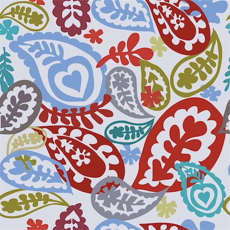 sashayezik (artist) - Colorful seamless pattern - abstract flowers Foto de stock - Super Valor sin royalties y Suscripción, Código: 400-04227231