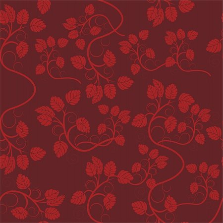 robisklp (artist) - Seamless floral wallpaper Fotografie stock - Microstock e Abbonamento, Codice: 400-04227428