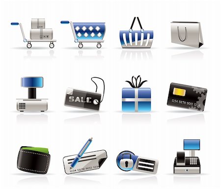 simsearch:400-05915003,k - Online Shop Icons Vector Icon Set Stock Photo - Budget Royalty-Free & Subscription, Code: 400-04228341