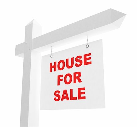 eviction - advertising sale of house Stock Photo - Budget Royalty-Free & Subscription, Code: 400-04228405