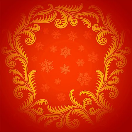 Frost Pattern frame Stock Photo - Budget Royalty-Free & Subscription, Code: 400-04228438
