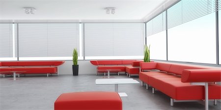 simsearch:400-05133224,k - Modern interior of a room (3d rendering) Stock Photo - Budget Royalty-Free & Subscription, Code: 400-04228545
