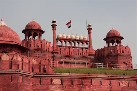 red fort - Red fort, Delhi, India Photographie de stock - Aubaine LD & Abonnement, Code: 400-04228776