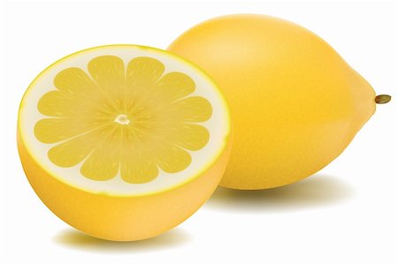 simsearch:400-04665350,k - illustration of lemon in isolated background Stockbilder - Microstock & Abonnement, Bildnummer: 400-04228951
