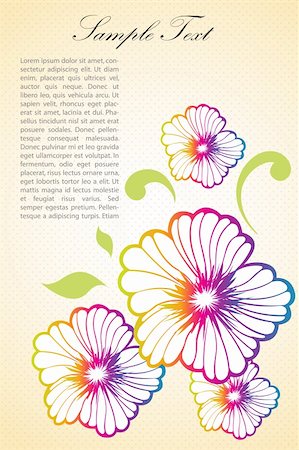simsearch:400-04079769,k - illustration of vector floral background Stock Photo - Budget Royalty-Free & Subscription, Code: 400-04228952