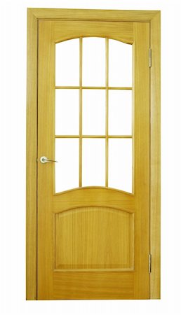 simsearch:400-04554666,k - wooden door isolated on white Stock Photo - Budget Royalty-Free & Subscription, Code: 400-04229115