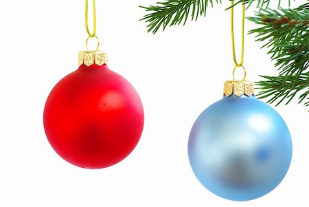 simsearch:400-04723812,k - Christmas decoration isolated on the white background Stock Photo - Budget Royalty-Free & Subscription, Code: 400-04229150