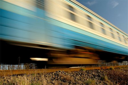 part of train wagon with motion blur effect Photographie de stock - Aubaine LD & Abonnement, Code: 400-04229585