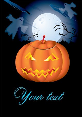 simsearch:400-04645724,k - A halloween scary dark night Stock Photo - Budget Royalty-Free & Subscription, Code: 400-04229801