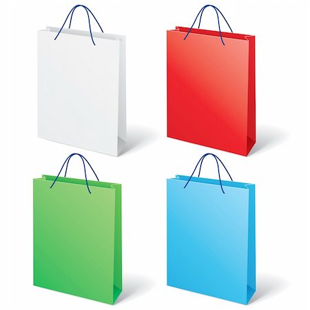 simsearch:400-04233812,k - Vector illustration of colorful shopping bag Foto de stock - Super Valor sin royalties y Suscripción, Código: 400-04229810