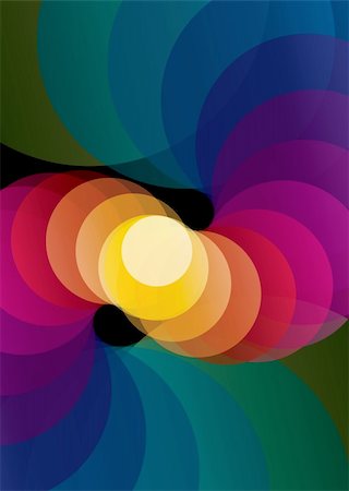 Abstract color spectrum background in editable vector format Photographie de stock - Aubaine LD & Abonnement, Code: 400-04220031