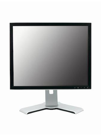 simsearch:400-04086261,k - A computer monitor isolated against a white background Photographie de stock - Aubaine LD & Abonnement, Code: 400-04220250