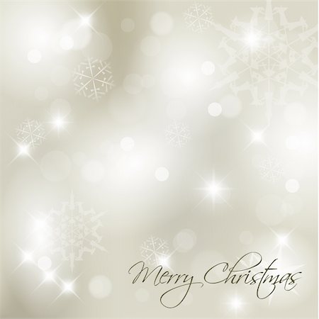 Vector Christmas background with white snowflakes and place for your text Stock Photo - Budget Royalty-Free & Subscription, Code: 400-04220848
