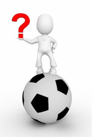 rejects (artist) - Soccerball. 3d images isolated on white background. Stockbilder - Microstock & Abonnement, Bildnummer: 400-04221335