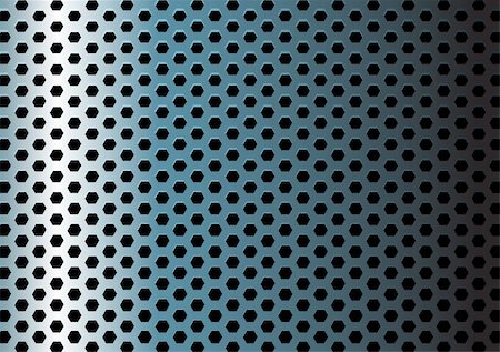 polished metal textures - Metal texture / pattern with hexagon holes Stock Photo - Budget Royalty-Free & Subscription, Code: 400-04221497