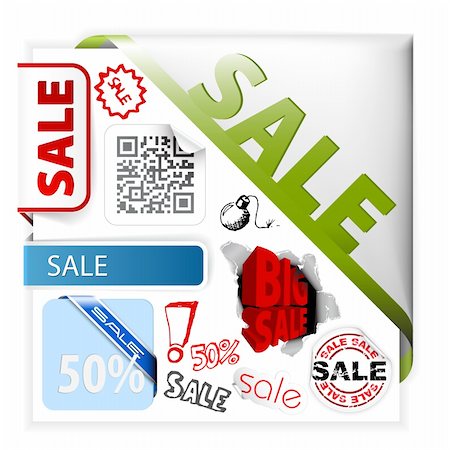 simsearch:400-05341250,k - Set of colorful sale tickets, labels, stamps, stickers, corners, tags (vector) Stock Photo - Budget Royalty-Free & Subscription, Code: 400-04221564