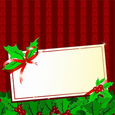 scrapbook cards christmas - christmas background, this illustration may be useful as designer work Stock Photo - Budget Royalty-Free & Subscription, Code: 400-04221821