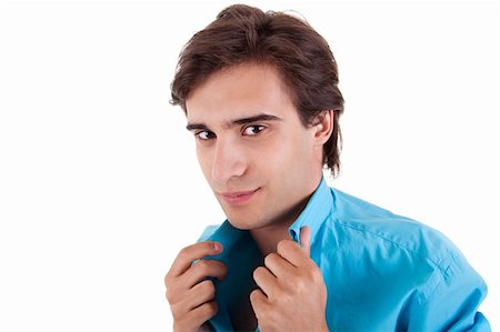 simsearch:400-06477858,k - Handsome man, with blue shirt Stock Photo - Budget Royalty-Free & Subscription, Code: 400-04223359