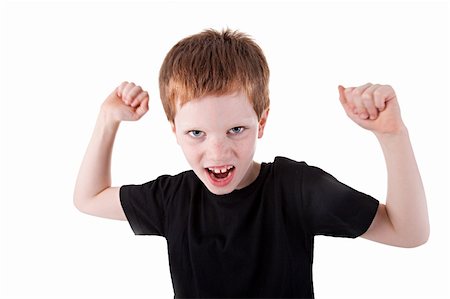 simsearch:400-05745952,k - cute boy with his arms raised Stock Photo - Budget Royalty-Free & Subscription, Code: 400-04223368