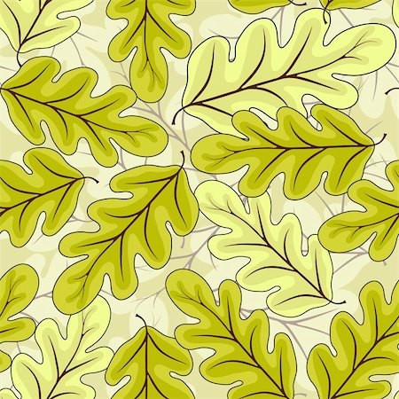 simsearch:400-04279579,k - Floral seamless pattern with green leaves (vector EPS 8) Stock Photo - Budget Royalty-Free & Subscription, Code: 400-04223452