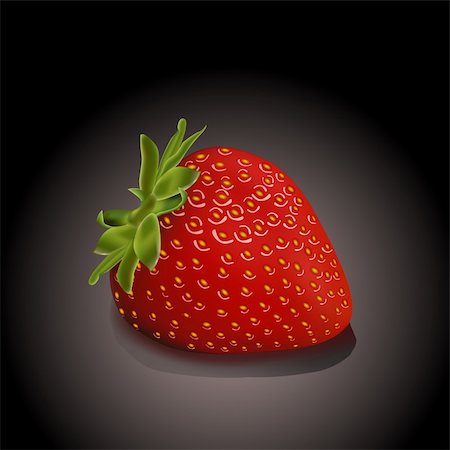 simsearch:400-04744945,k - illustration of juicy strawberry Foto de stock - Super Valor sin royalties y Suscripción, Código: 400-04234048