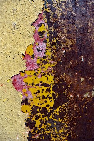 simsearch:400-04955795,k - old rusty iron surface with paint stripped Stock Photo - Budget Royalty-Free & Subscription, Code: 400-04234346