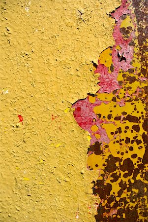 simsearch:400-04955795,k - old rusty iron surface with paint stripped Stock Photo - Budget Royalty-Free & Subscription, Code: 400-04234353