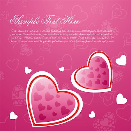 simsearch:400-07840610,k - illustration of valentine card Photographie de stock - Aubaine LD & Abonnement, Code: 400-04234947