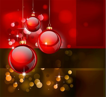 simsearch:400-05746334,k - Merry Christmas Elegant Background for Flyers or Posters Foto de stock - Super Valor sin royalties y Suscripción, Código: 400-04235504