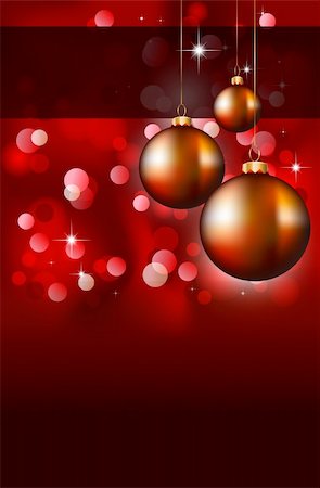 simsearch:400-06178863,k - Suggestive Elegant Christmas Backgrounds with Stunning Baubles and Glitter elements Stock Photo - Budget Royalty-Free & Subscription, Code: 400-04235505