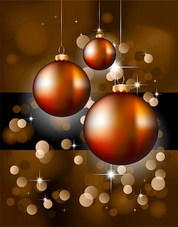 simsearch:400-05365110,k - Suggestive Elegant Christmas Backgrounds with Stunning Baubles and Glitter elements Fotografie stock - Microstock e Abbonamento, Codice: 400-04235508
