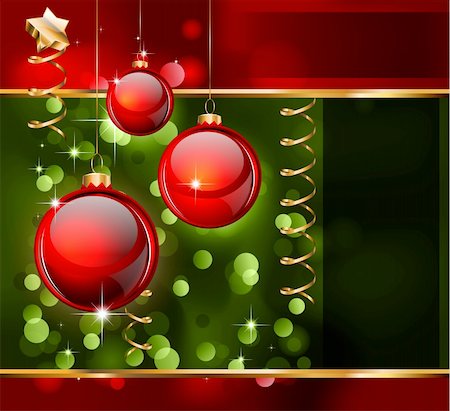 simsearch:400-05750375,k - Merry Christmas Elegant Background for Flyers or Posters Foto de stock - Super Valor sin royalties y Suscripción, Código: 400-04235502