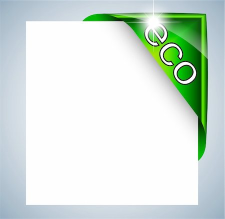 simsearch:400-06692000,k - Eco Green Label Tag for Photo or Image Framing Stock Photo - Budget Royalty-Free & Subscription, Code: 400-04235514