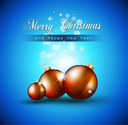 simsearch:400-05199885,k - Suggestive Elegant Christmas Backgrounds with Stunning Baubles and Glitter elements Foto de stock - Royalty-Free Super Valor e Assinatura, Número: 400-04235528