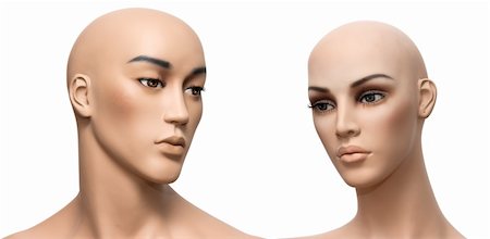 photo bald woman head - Plastic dolls Stock Photo - Budget Royalty-Free & Subscription, Code: 400-04235601