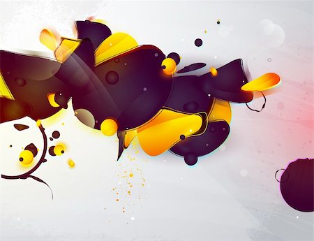 abstract forms, design elements, graffiti Stock Photo - Budget Royalty-Free & Subscription, Code: 400-04236540