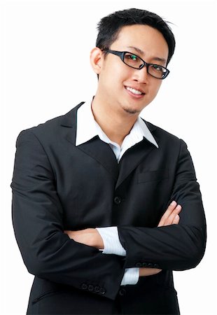 simsearch:400-05912369,k - Good looking Asian male isolated on white Fotografie stock - Microstock e Abbonamento, Codice: 400-04236760