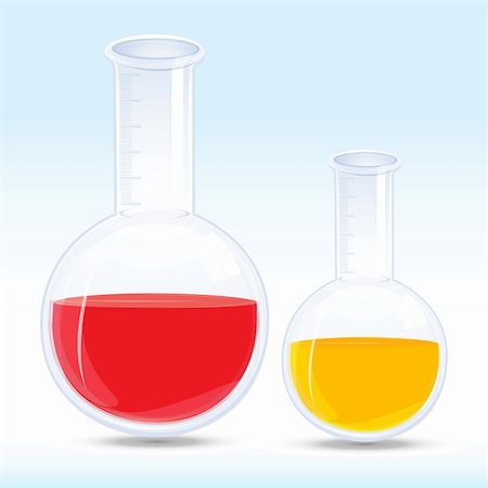 simsearch:400-07091851,k - iiiustration of colored chemical in flask Stock Photo - Budget Royalty-Free & Subscription, Code: 400-04237233