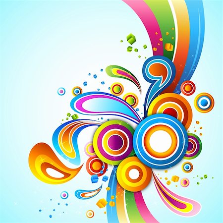 simsearch:400-05287557,k - illustration of colorful abstract vector background Stock Photo - Budget Royalty-Free & Subscription, Code: 400-04237264