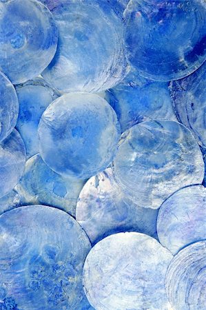 mother of pearl blue round circle pattern texture Stock Photo - Budget Royalty-Free & Subscription, Code: 400-04237822