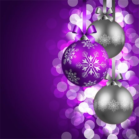 simsearch:400-04264886,k - christmas background with baubles Foto de stock - Royalty-Free Super Valor e Assinatura, Número: 400-04238466
