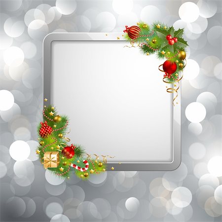 simsearch:400-04264886,k - christmas background with baubles and place for text Foto de stock - Royalty-Free Super Valor e Assinatura, Número: 400-04238467