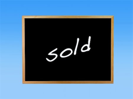 simsearch:400-06178203,k - A blackboard isolated against a blue background Stockbilder - Microstock & Abonnement, Bildnummer: 400-04238961