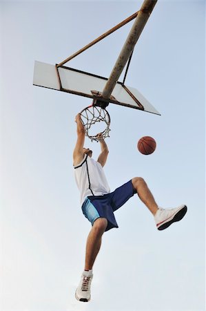 basketball player practicing and posing for basketball and sports athlete concept Stock Photo - Budget Royalty-Free & Subscription, Code: 400-04239488