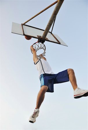 basketball player practicing and posing for basketball and sports athlete concept Stock Photo - Budget Royalty-Free & Subscription, Code: 400-04239489