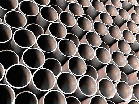 parallèle - Old metal tube background Photographie de stock - Aubaine LD & Abonnement, Code: 400-04239647