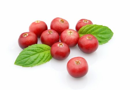 Cranberry with mint Stock Photo - Budget Royalty-Free & Subscription, Code: 400-04230090