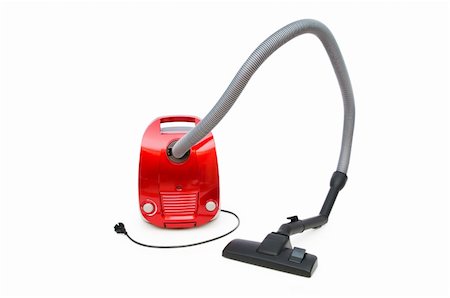sucio - Vacuum cleaner isolated on the white background Stock Photo - Budget Royalty-Free & Subscription, Code: 400-04230242