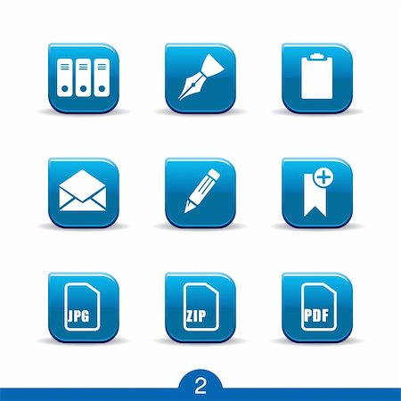 simsearch:400-04657894,k - Set on nine web icons from a series in my portfolio. Stock Photo - Budget Royalty-Free & Subscription, Code: 400-04230877